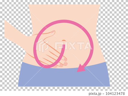 のの字マッサージ 104123478