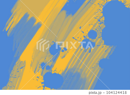 Abstract Blue Yellow paint Background. Vector illustration design 104124418