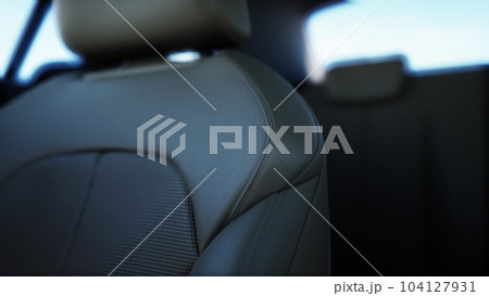Black luxury modern car Interior 104127931