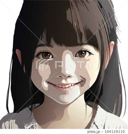 笑顔女子8：：AI生成 104129110