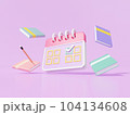 立体 3次元 3D 104134608