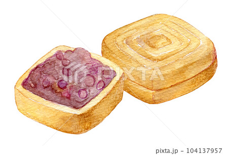 水彩イラスト もなか 水彩イラスト もなか 104137957