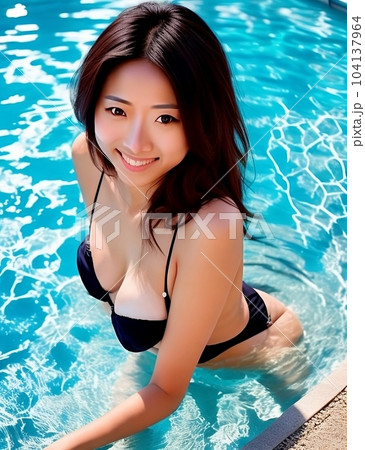 水着の女性 水着の女性 104137964