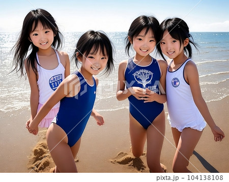 海辺の少女 104138108