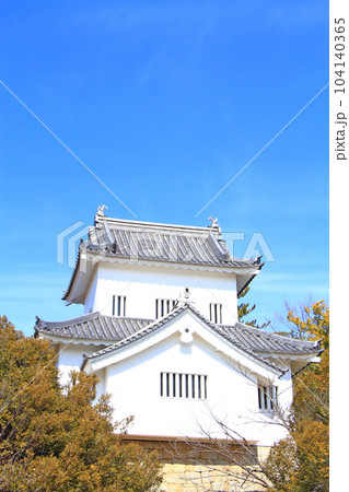 愛知県豊田市、挙母城復興隅櫓の風景 104140365