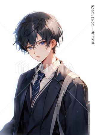 Anime boy avatar Ai generative art - Stock Illustration [101124491] - PIXTA