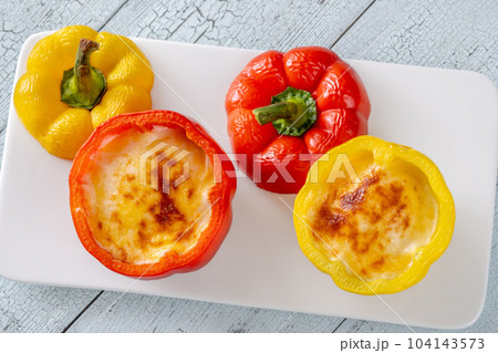 Stuffed red peppers Stuffed red peppers 104143573