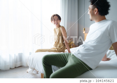 シンプルモダンな寝室_夫婦 シンプルモダンな寝室_夫婦 104145621
