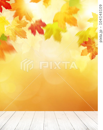 秋のシンプルな背景素材 104148109