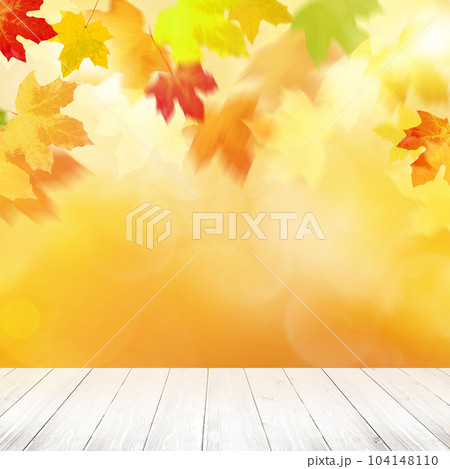 秋のシンプルな背景素材 104148110