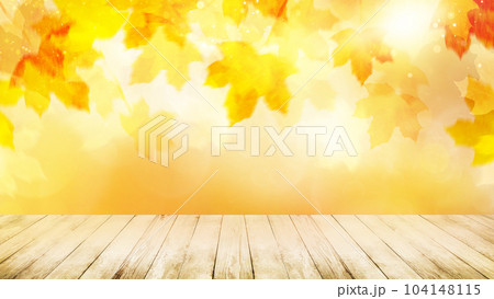 秋のシンプルな背景素材 104148115