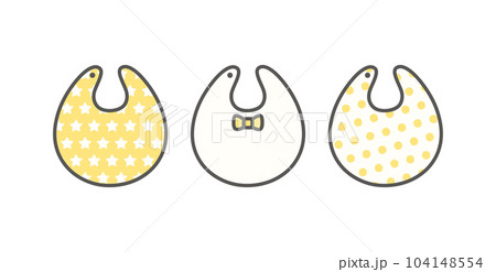 赤ちゃん　ベビー　アイコン　スタイ　シンプル 104148554