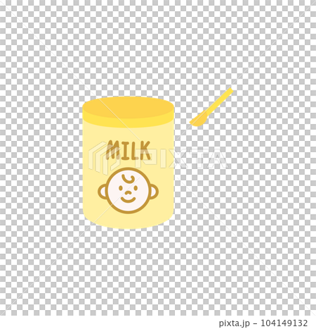 嬰兒嬰兒圖標奶粉粉彩 104149132