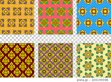 泰國傳統圖案 104149396