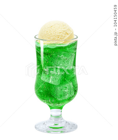 クリームソーダのイラスト リアル クリームソーダのイラスト リアル 104150459