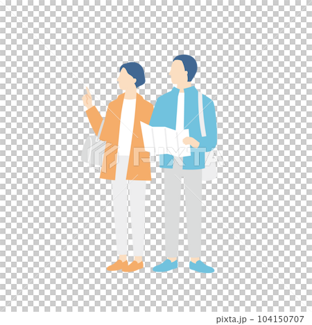 Senior couple who enjoy travel 104150707