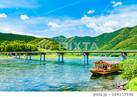 高知 四万十川　～佐田沈下橋～ 104153596