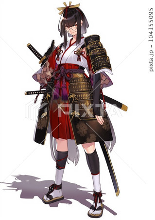 ファンタジー系の女性キャラクターのイラストのイラスト素材