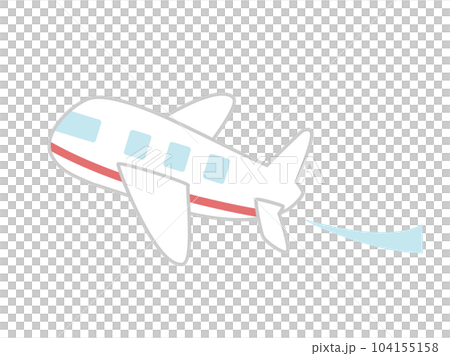 簡單的飛機插畫 104155158