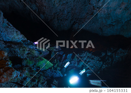 日本三大鍾乳洞　岩手　龍泉洞 104155331