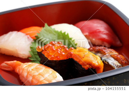 にぎり寿司の盛り合わせ にぎり寿司の盛り合わせ 104155551