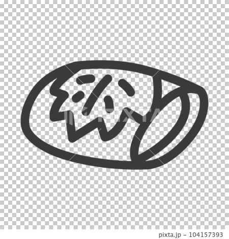 迷你迷你線描食物插畫櫻持關東風格 迷你迷你線描食物插畫櫻持關東風格 104157393