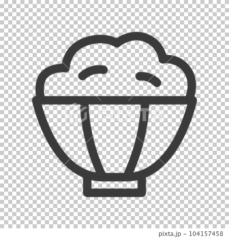 Mini-mini line drawing food and drink illustration rice 104157458