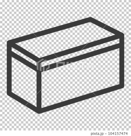 Mini-mini line drawing food illustration castella - Stock Illustration ...
