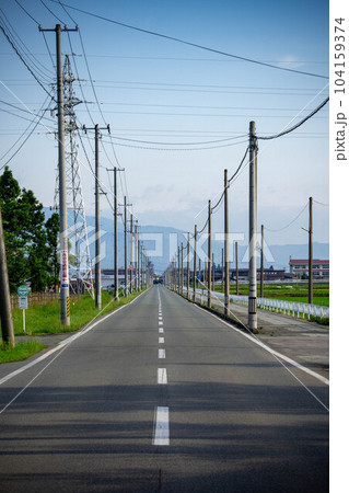 西沼田遺跡前の道路 104159374