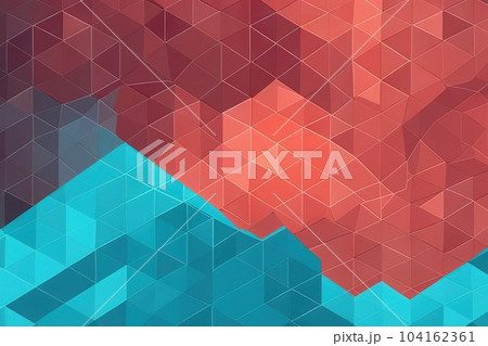 Abstract background. Geometric background. Polygonal crystal structure 104162361