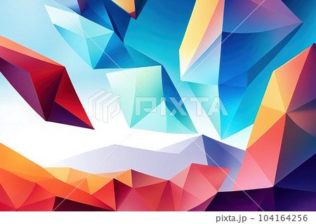 Abstract polygonal background geometric triangle colorful background. Seamless Abstract polygonal background geometric triangle colorful background. Seamless 104164256