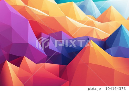 Colorful triangular abstract background. Abstract polygonal background Colorful triangular abstract background. Abstract polygonal background 104164378