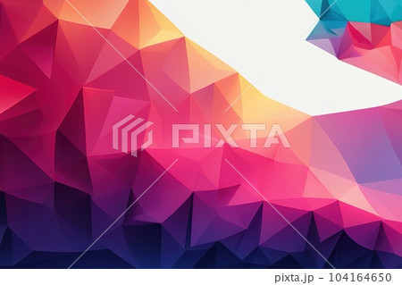 Abstract polygonal colorful triangle geometrical background Geometric Abstract polygonal colorful triangle geometrical background Geometric 104164650