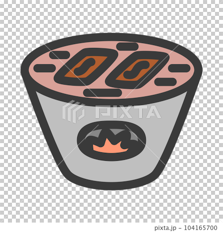 Mini-mini color illustration of food and drink Yakiniku Mini-mini color illustration of food and drink Yakiniku 104165700