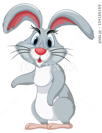 Adorable Rabbit Standing Up Adorable Rabbit Standing Up 104166169