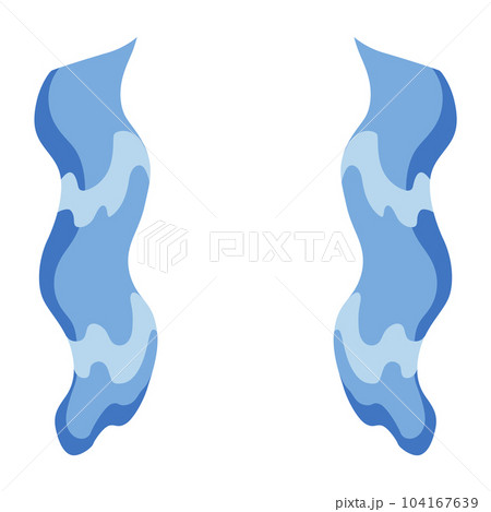 Premium Vector Cartoon tear drops icon sorrow cry streams tear