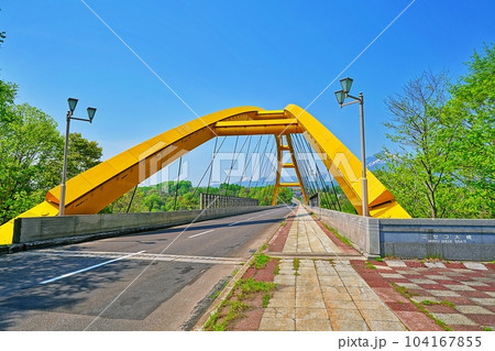 ニセコ大橋の風景 ニセコ大橋の風景 104167855