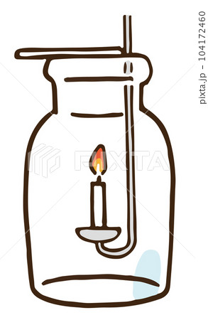集気瓶と燃焼さじ 集気瓶と燃焼さじ 104172460