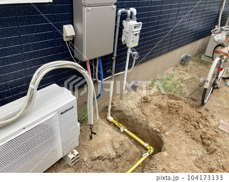 ガスメーターまでの埋設管 104173133