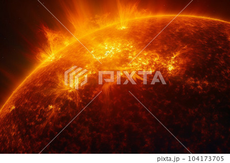 太陽のイメージ:AI生成画像 太陽のイメージ:AI生成画像 104173705