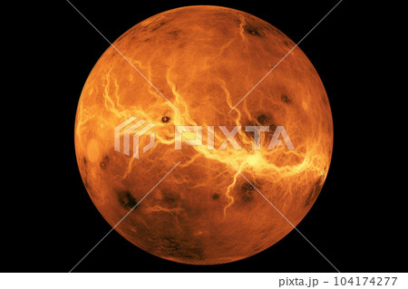 金星のイメージ：AI生成画像 104174277