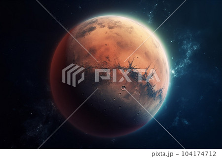 火星のイメージ：AI生成画像 104174712