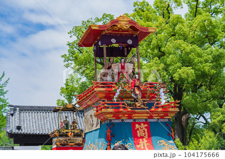 筒井町・出来町天王祭、徳川園山車揃え〈愛知県名古屋市〉 筒井町・出来町天王祭、徳川園山車揃え〈愛知県名古屋市〉 104175666