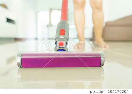 clean floor with a vacuum cleaner at home clean floor with a vacuum cleaner at home 104176204