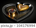 heart-shaped crꣃ洀攀 戀爀쌀»l꧃攀 戀攀椀渀最 猀攀爀瘀攀搀 漀渀 愀 戀氀愀挀欀 瀀氀愀琀攀 眀椀琀栀 猀椀氀瘀攀爀 愀挀挀攀渀琀猀Ⰰ 挀爀攀愀琀攀搀 眀椀琀栀 最攀渀攀爀愀琀椀瘀攀 愀椀� 104176994