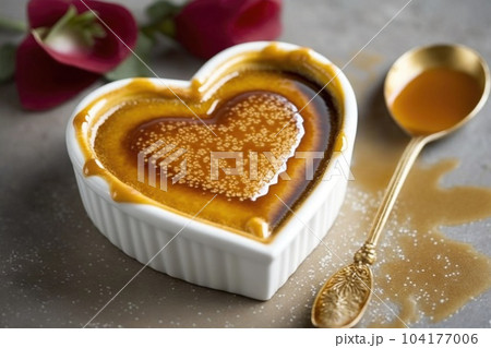 heart-shaped crꣃ洀攀 戀爀쌀»l꧃攀 眀椀琀栀 愀 猀洀漀漀琀栀 愀渀搀 挀爀攀愀洀礀 琀攀砀琀甀爀攀Ⰰ 琀漀瀀瀀攀搀 眀椀琀栀 愀 挀爀甀渀挀栀礀 挀愀爀愀洀攀氀椀稀攀搀 猀甀最愀爀 琀漀瀀瀀椀渀最Ⰰ 挀爀攀愀琀攀搀 眀椀琀栀 最攀渀攀爀愀琀椀瘀攀 愀椀� 104177006
