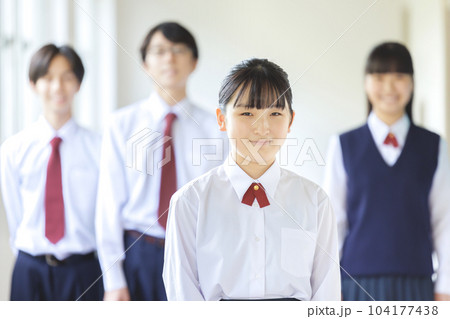 中学生 整列 中学生 整列 104177438