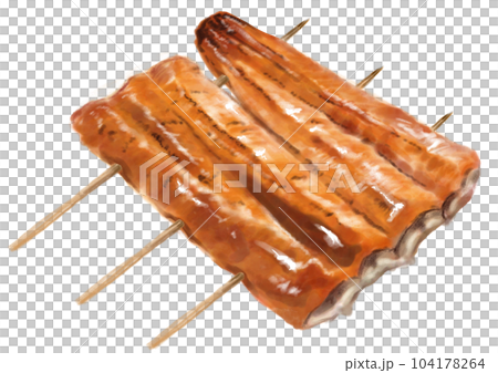 Kabayaki in watercolor 01_1 Kabayaki in watercolor 01_1 104178264