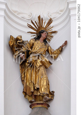 Saint John, Altar in Collegiate church in Salzburg 104179862