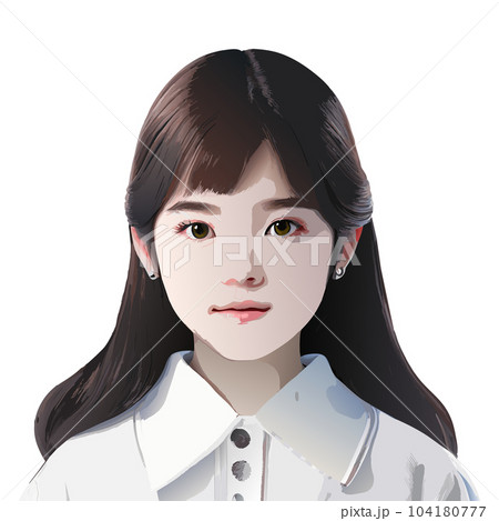 証明写真女子：AI生成 104180777